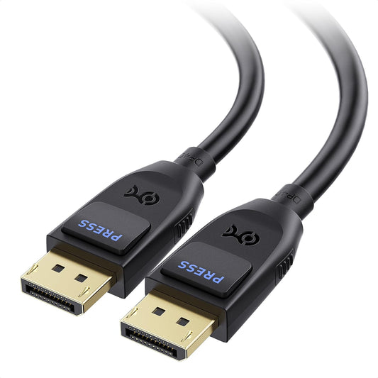 CM VESA Certified DisplayPort 2.1 Cable, 2m/6.6ft, DP40 rated