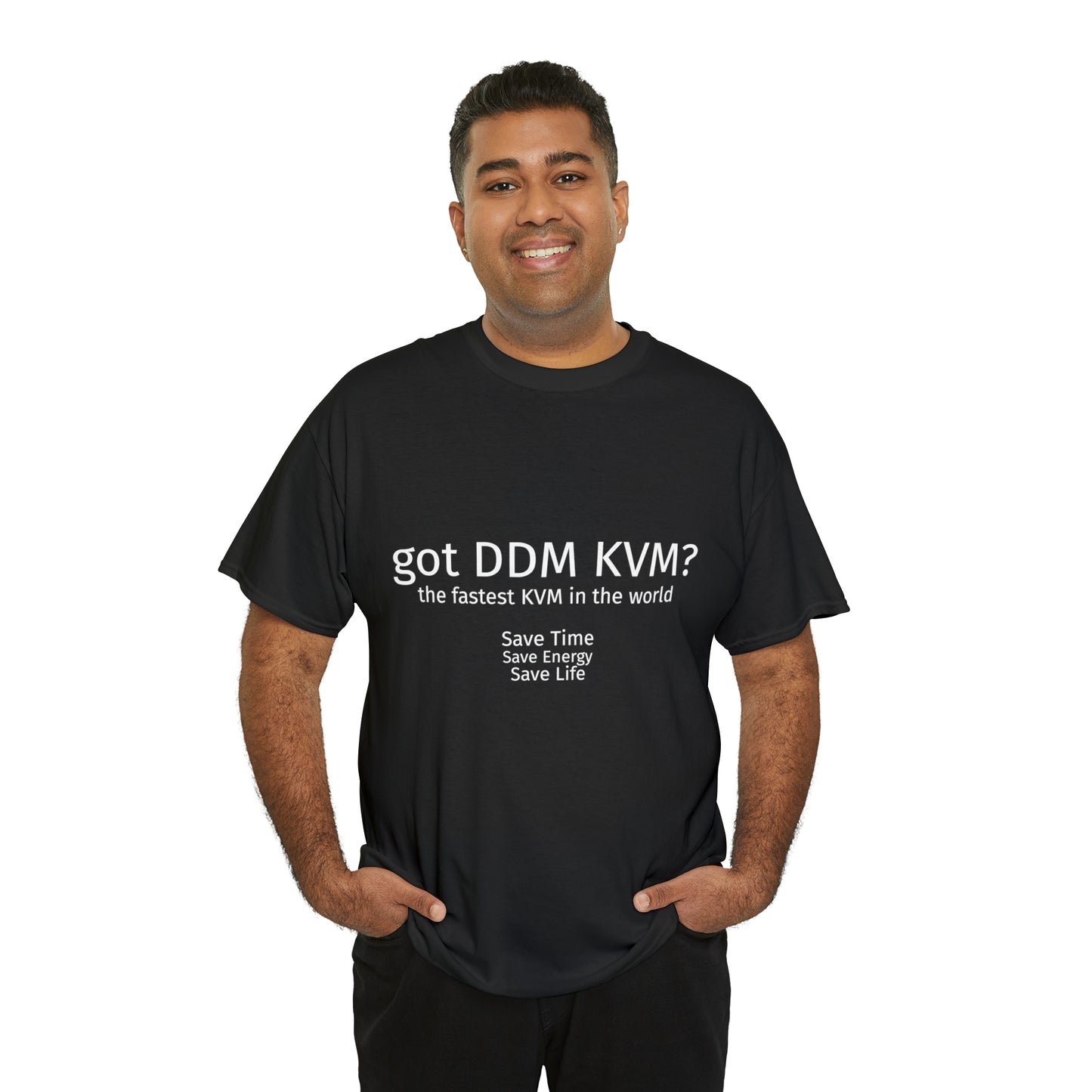 Got DDM KVM? ConnectPRO Unisex Heavy Cotton Tee