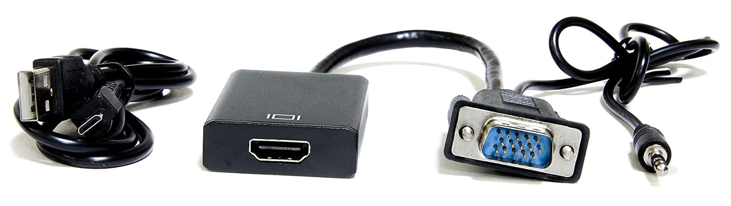 CVH-201A VGA to HDMI Converter with 3.5 mm Audio Jack