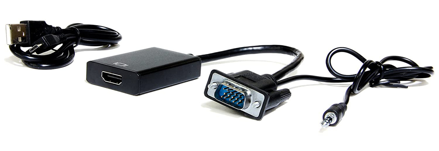 CVH-201A VGA to HDMI Converter with 3.5 mm Audio Jack