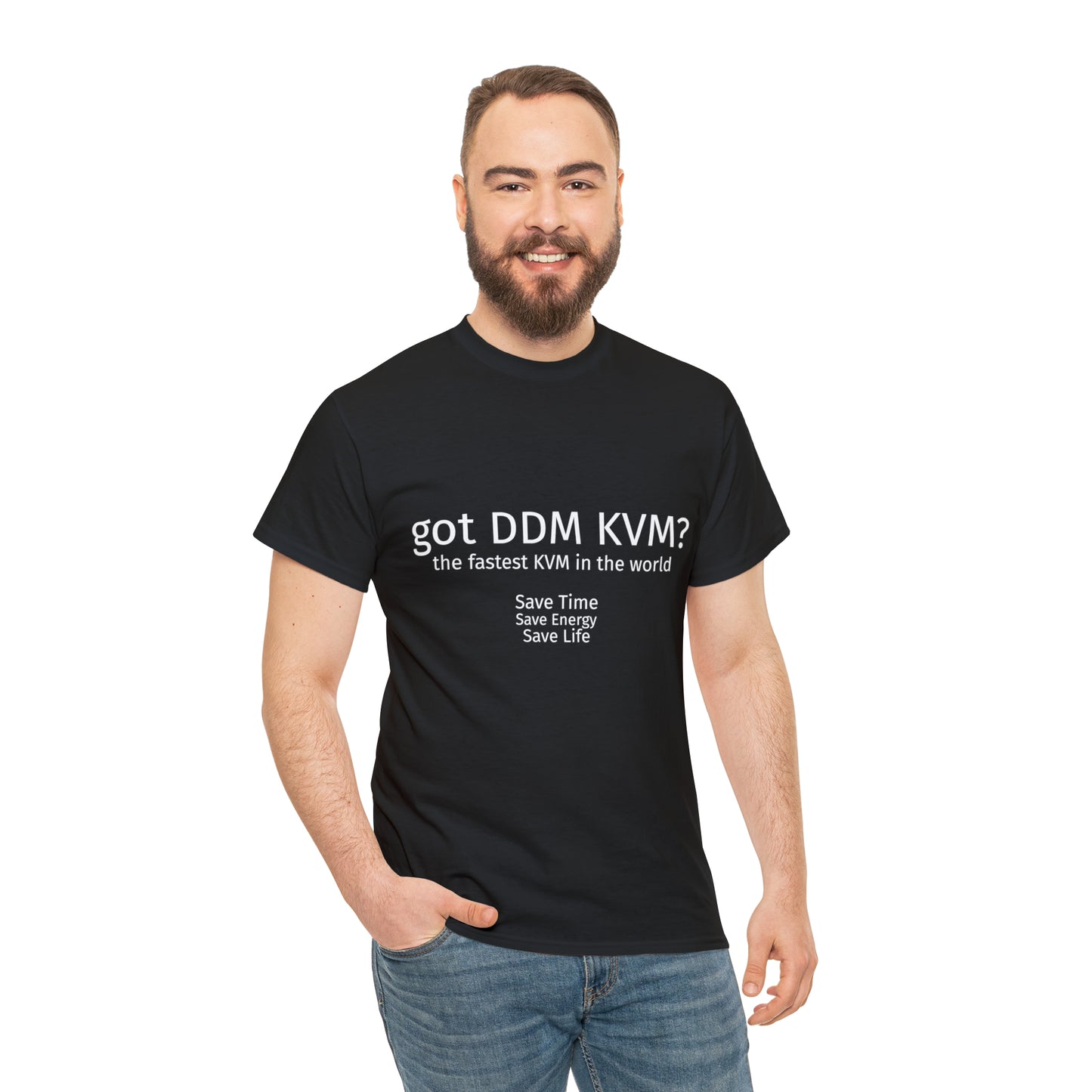 Got DDM KVM? ConnectPRO Unisex Heavy Cotton Tee