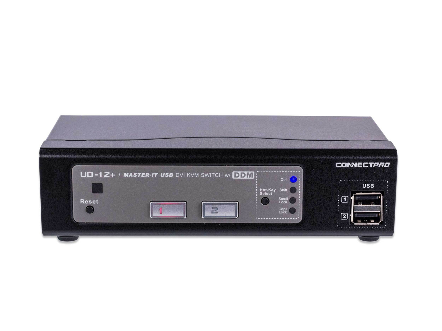 UD-12+ DVI-D KVM switch for One Monitor and Two Computers