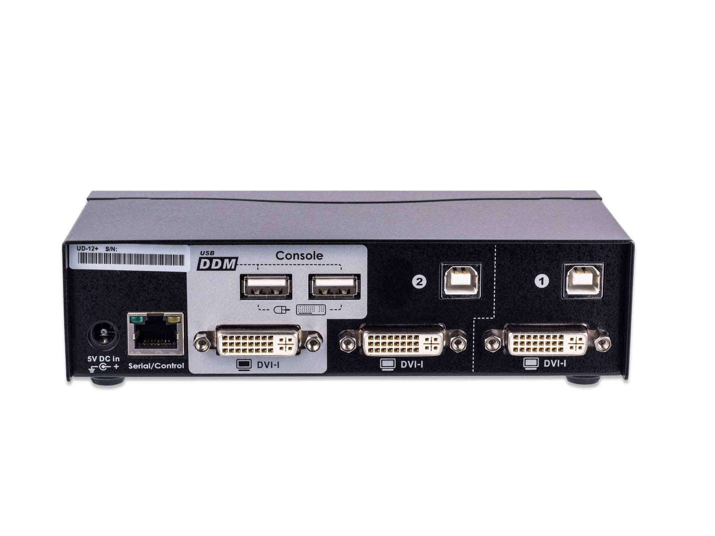 UD-12+ DVI-D KVM switch for One Monitor and Two Computers