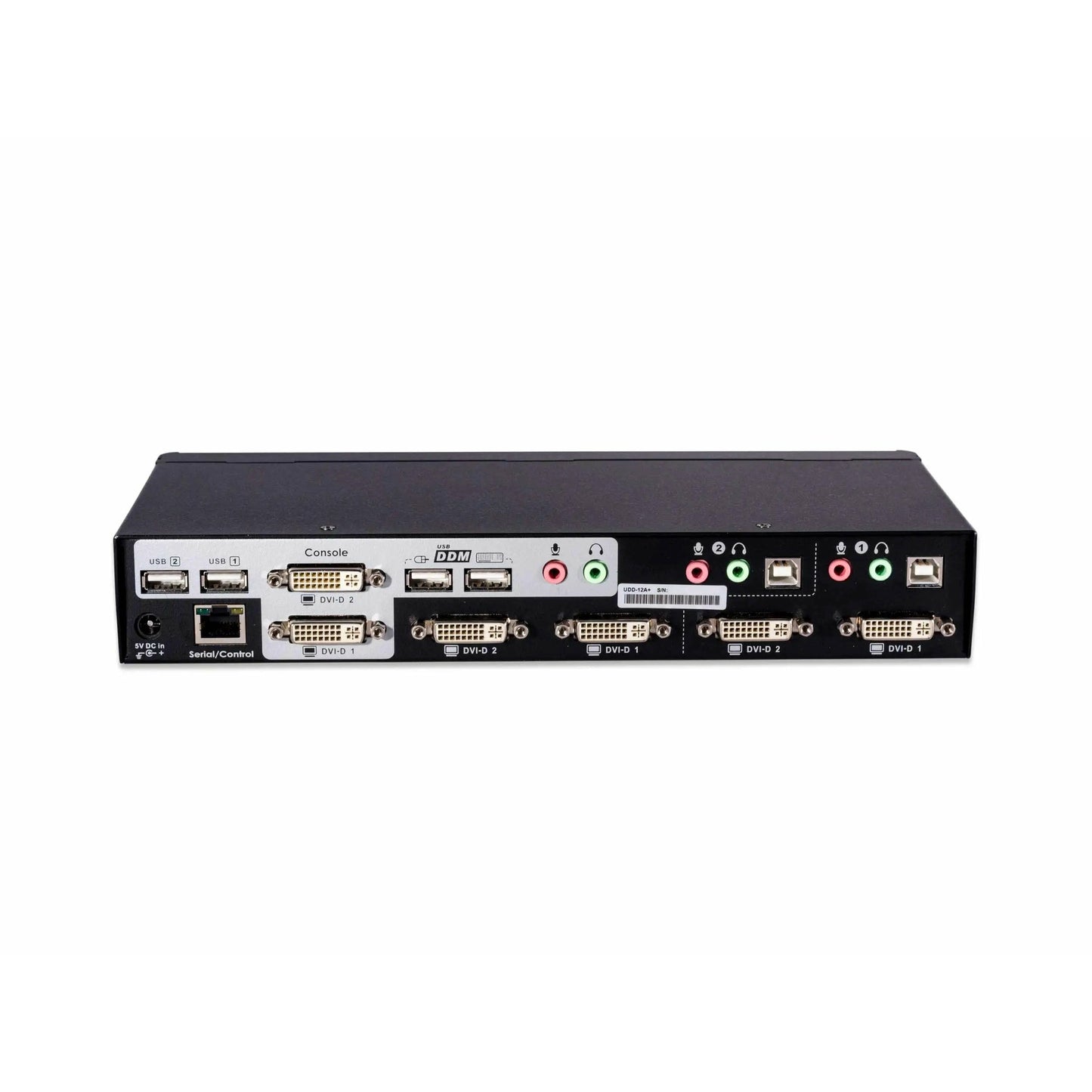 UDD-12A+ DVI-D KVM switch for Two Monitors and Two Computers
