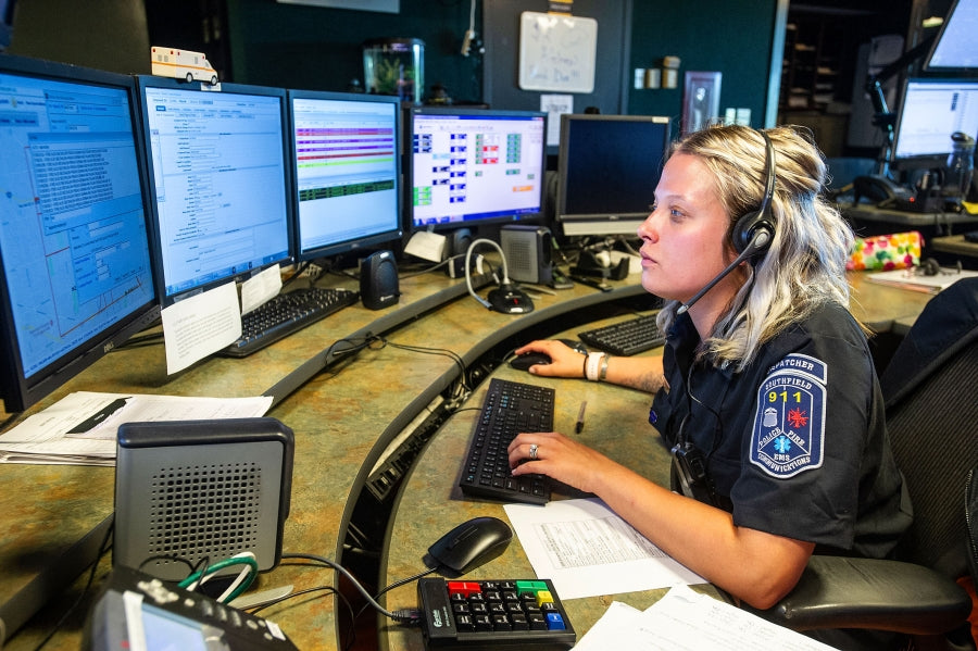 KVM setup for 911 Call and Dispatch Center – ConnectPRO