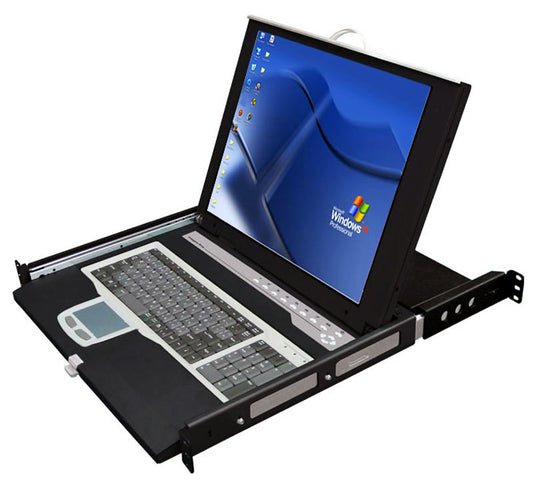 SL2-18U - LCD console with 8-port combo (USB+PS/2) KVM switch