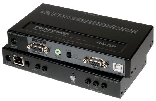EOC-KVMUSA1 KVM Console Extender for Video, USB, Serial, and Audio over CATx Cable