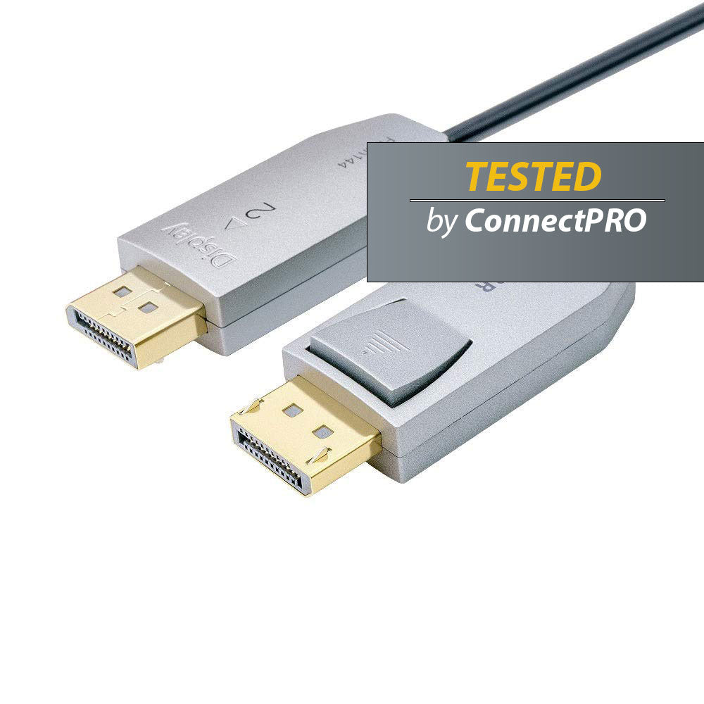 Fiber Optics DisplayPort cable