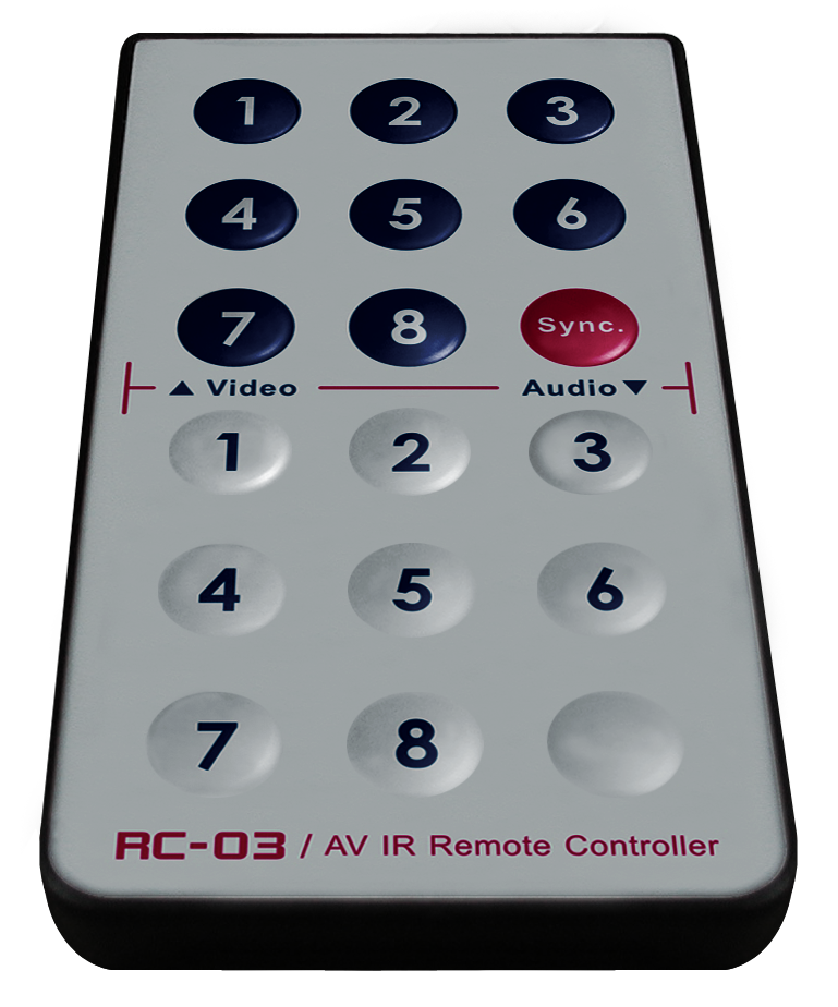 RC-03 IR Remote for ConnectPRO 8-Port KVM Switches