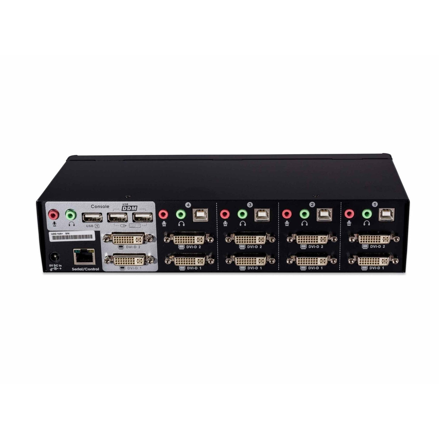UDD-14A+ DVI-D KVM switch for Two Monitors and Four Computers